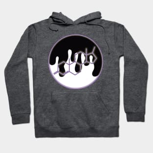 Neon Testosterone Chemical Structure: Purple Hoodie